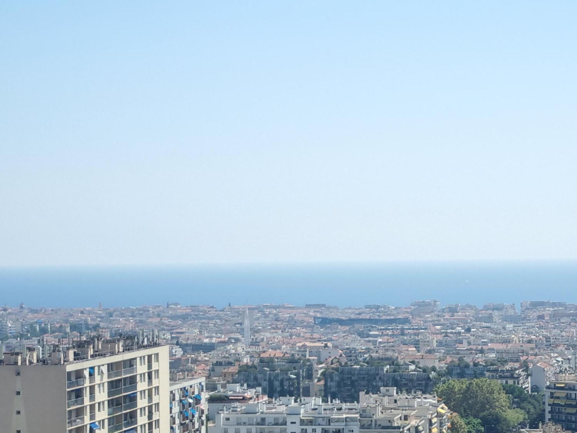 Chambre Privative Renove 2024, Climatisation, Tramway Sur Place , 12 Min Centre, 16 Min Plage, Apercu Lateral Mer, 2 Wc Avec 2 Salle De Bain, Private Room Renovated 2024, Air-Conditioned , Tram On Spot, 2 Toilets And 2 Bathrooms Nice Exteriör bild